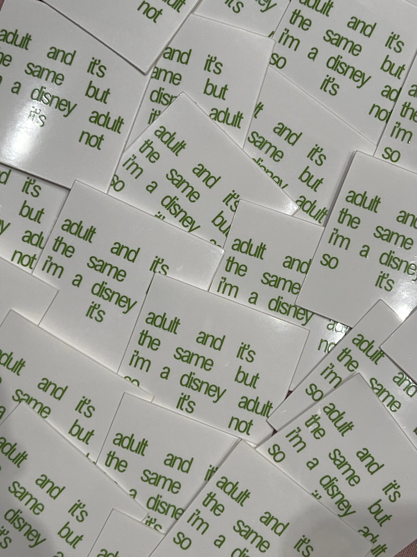 Brat Adult Sticker π