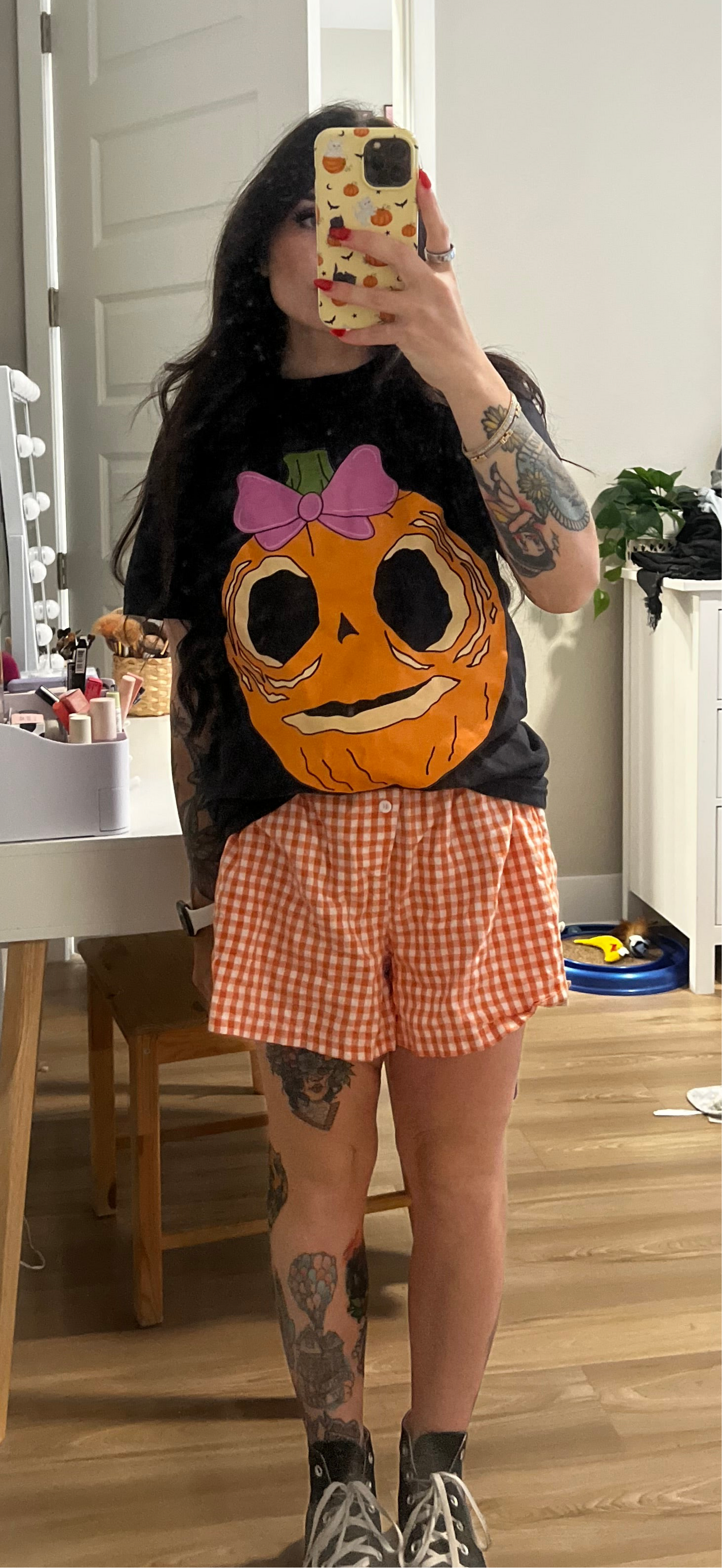 Lil Boo Bow Tee 🎃🎀