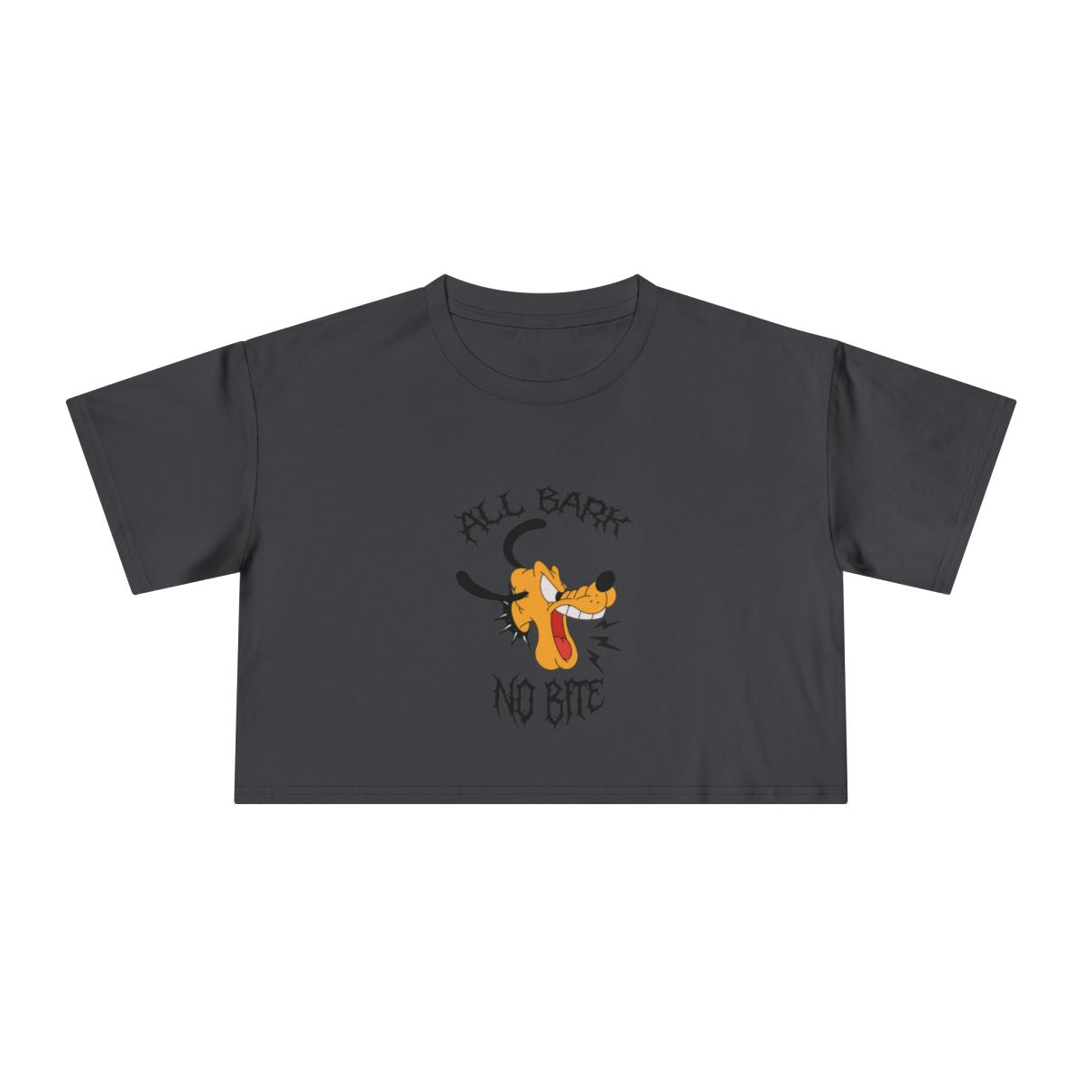 All Bark, No Bite Cropped Tee ⛓️