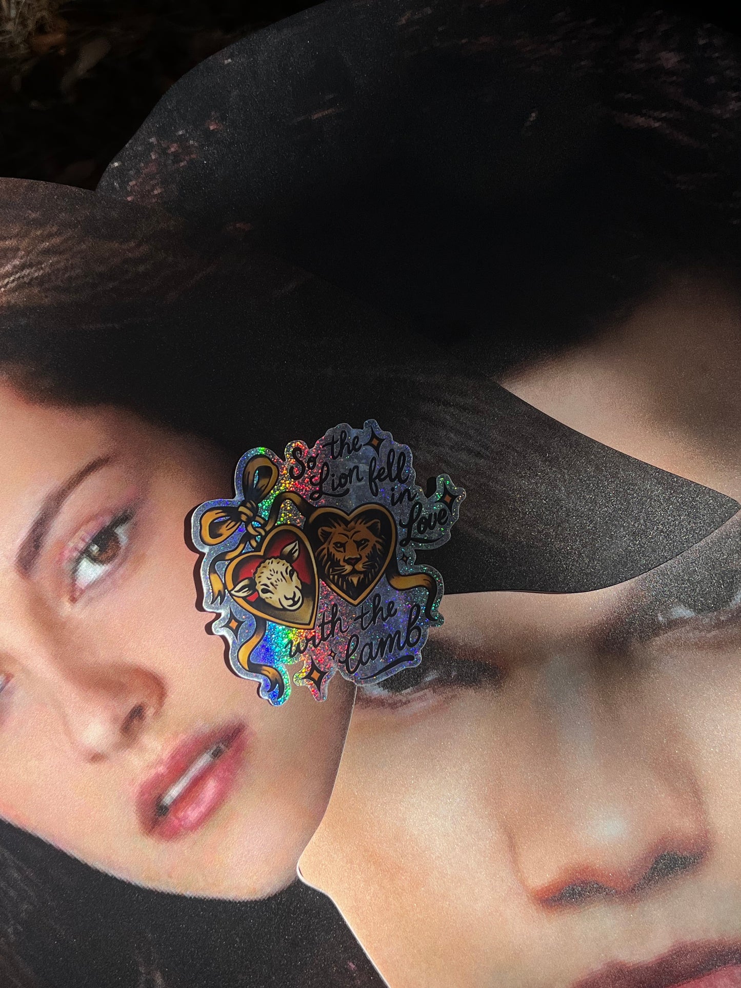 Lion & Lamb Sticker