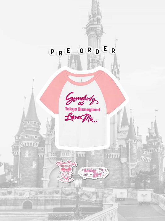 Somebody Loves Me Baby Tee (Lucky Girl x TPT Collab)