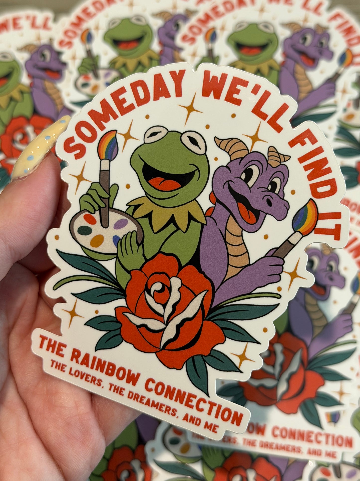 Rainbow Connection Sticker