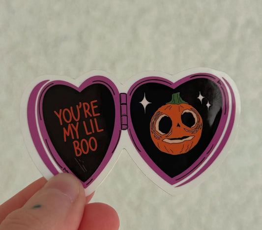 Lil Boo Locket Sticker 🎃