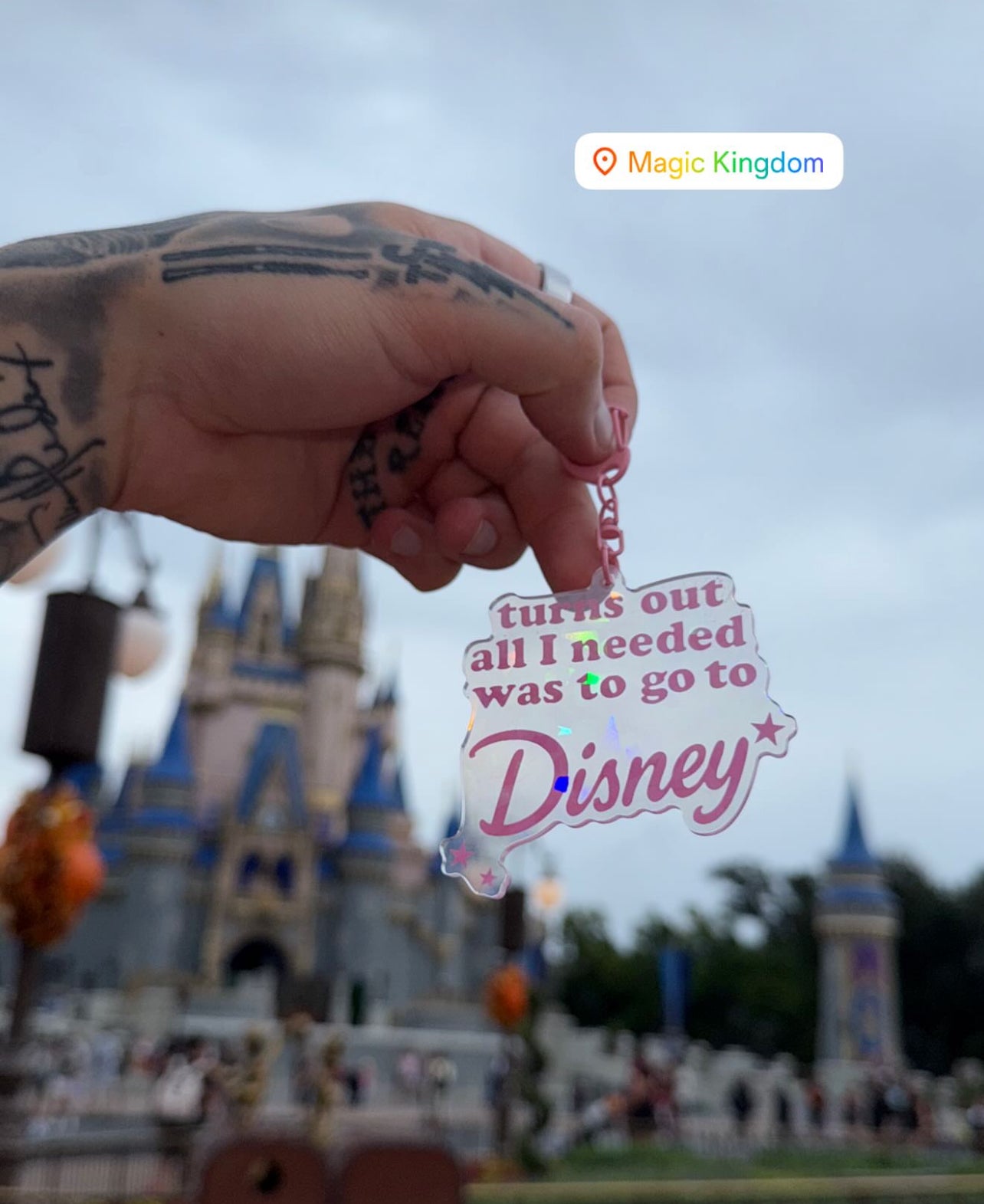 Turns Out All I Needed Keychain