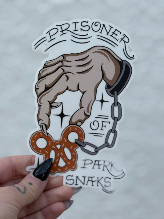 Prisoner of Park Snacks Sticker