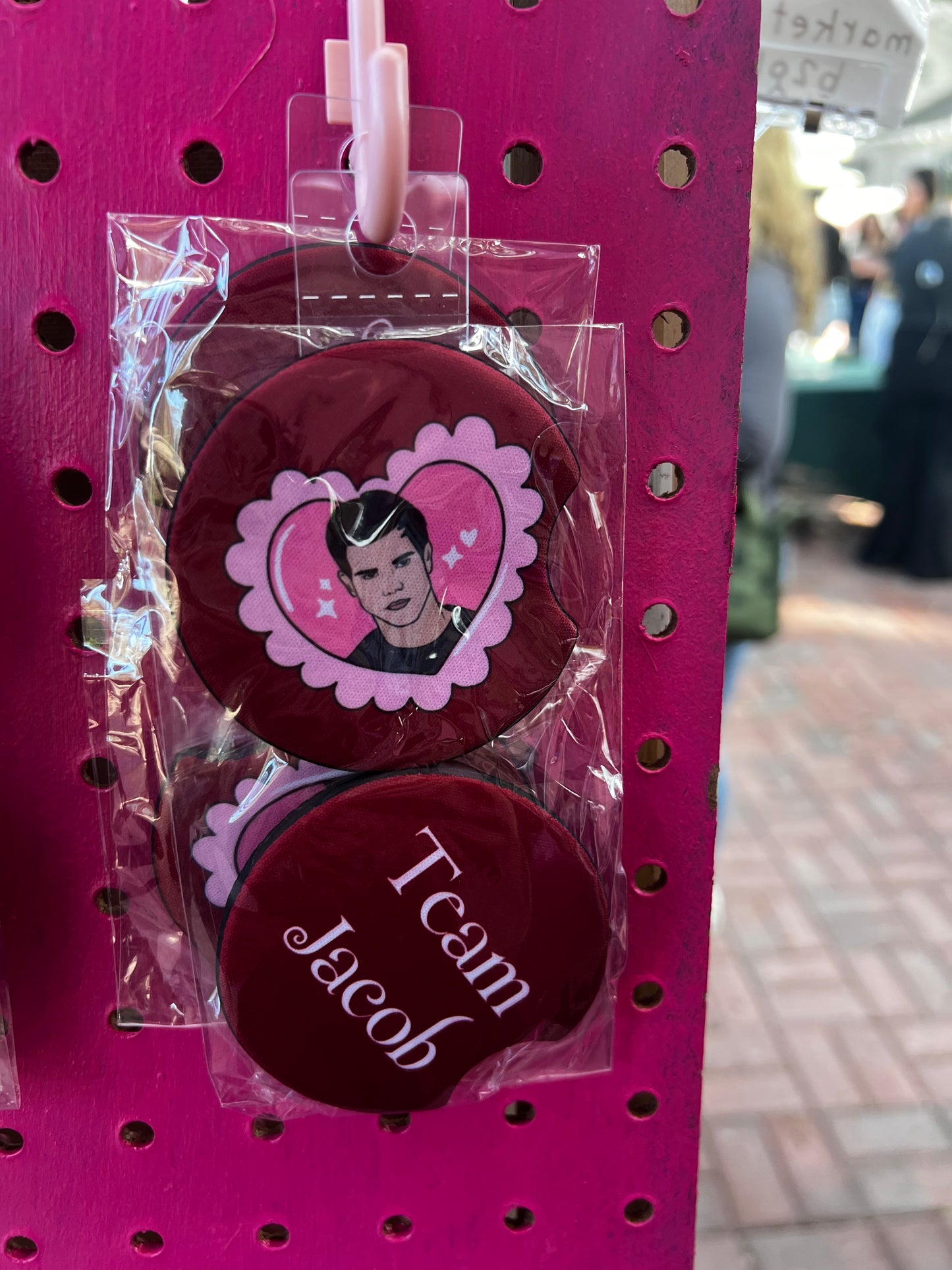 Team Edward / Team Jacob Car Coaster Set