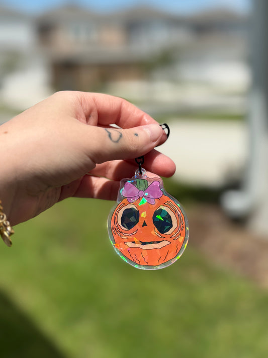 Lil Boo Bow Keychain 🎃🎀