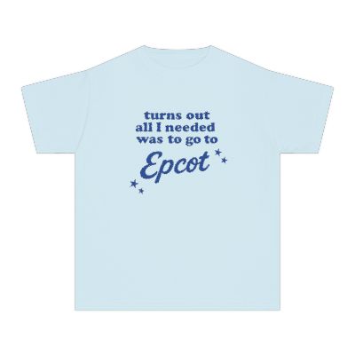 Turns Out All I Needed Was to Go to Epcot Youth Tee 🌐